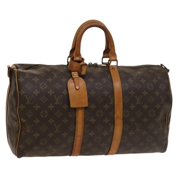 LOUIS VUITTON Monogram Keepall Bandouliere 45 Boston Bag - Picture 2 of 16